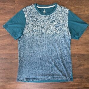 Jordan Mens XL Teal Blue Sneaker Graphic T-Shirt Short Sleeve Jumpman Logo